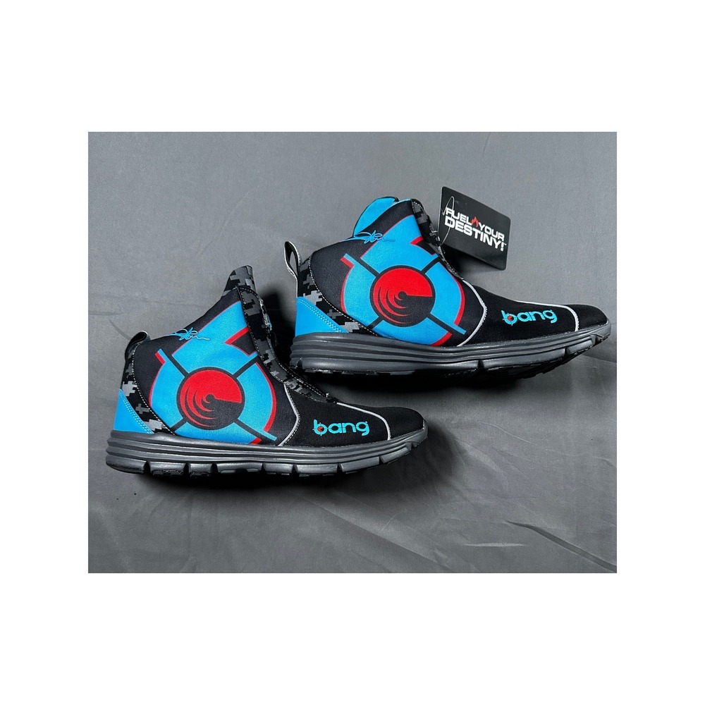 Bang Energy Revolution Promo-High Top Sneakers Mens 12  PA0435 Blue Black New